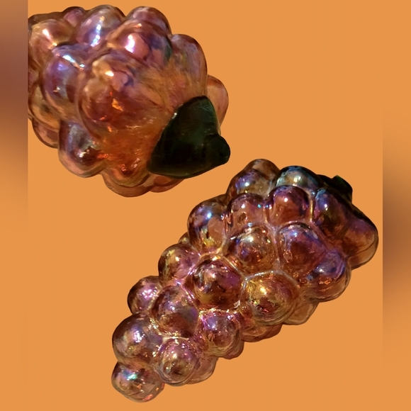 PACIFIC RIM BICO Ceramic Autumn Leaves/Grapes Creamer Sugar Bowl Shaker FENTON - Picture 6 of 6